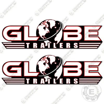 Buy Fits Globe Trailers Decal Kit (Set Of 2) Lowboy Trailer Replacement Decals  • 59.95$