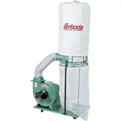 Buy Grizzly G1028Z2 1-1/2 HP Portable Dust Collector • 890$