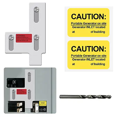 Buy Generator Interlock Kit Compatible With Siemens Or Murray 200 Amp Panel 1 1/10 • 47.98$