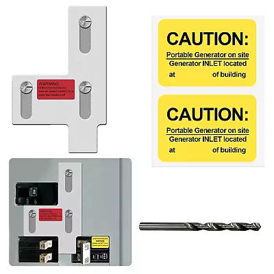 Buy Generator Interlock Kit Compatible With Siemens Or Murray 200 Amp Panel 1 1/10 • 43.30$