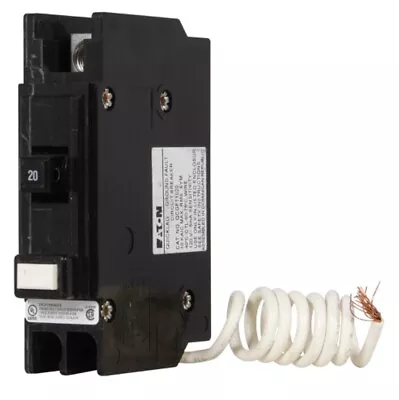 Buy New!  Eaton 20amp Gfci Circuit Breaker Ground Protection One 1 Pole Qcgft1020 • 69.99$