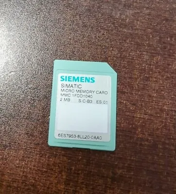 Buy Siemens 6ES7953-8LL20-0AA0 6ES7953 MMC MICRO MEMORY CARD PLC 300 S7-300 • 129.99$