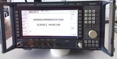 Buy Rohde & Schwarz CMS54 Radiocommunication Service Monitor B1 B5 B9 B32 B35 Mint • 8,000$