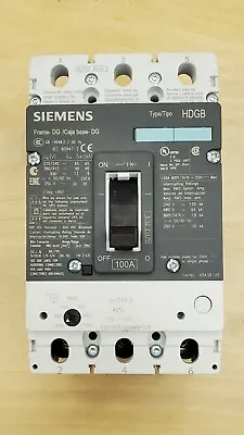 Buy Siemens HDGB 100 Amp 3 Pole Circuit Breaker HDK3B100 3VL215-3RR30-0AA0  • 97.90$