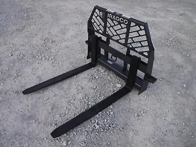 Buy Bradco 48  4,000 Pound Pallet Forks, Signature Series Fits Skid Steer Attachment • 1,292.49$