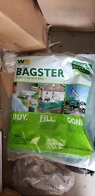 Buy BAGSTER 3CUYD Dumpster In A Bag, Bagster, 8'L X 4'W X 2.5'H ,Green • 29$