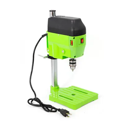 Buy Mini Tabletop Electric Bench Drill Press Stand Wood Metal Drilling Machine 110V • 60$