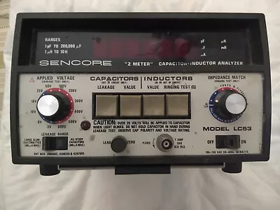 Buy Sencore LC53 Capacitance And Inductance Meter • 180$
