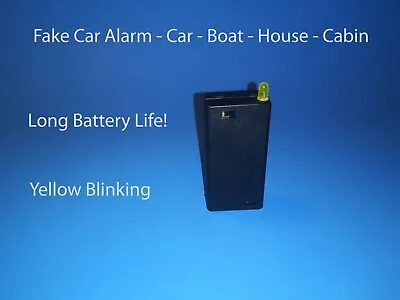 Buy Fake Alarm Led Light- Yellow Blinking Aa Car Boat House Cabin Long Battery Life • 19.95$