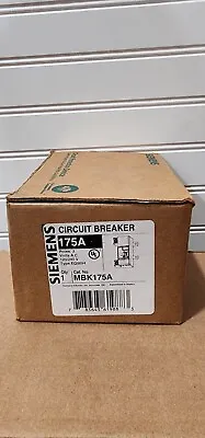 Buy Siemens MBK175A Main 175A Circuit Breaker EQ8694  / 2 Pole  120/240V  NEW In BOX • 165$