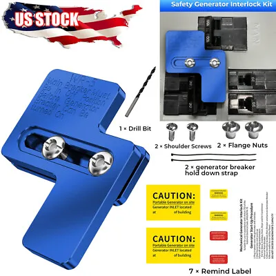 Buy Generator Interlock Kit , Siemens 100 Amp Panel Murray 100 Amp Panel Blue WR-5 • 44.99$