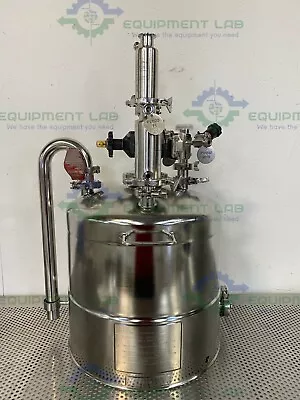 Buy Alloy Products 45 Liter Stainless Steel Reactor 50 PSI W/ Bottom Drain & Valves • 1,400$