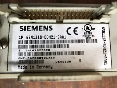 Buy Siemens Simodrive LT Module 6SN1118-0DH21-0AA1 6SN1 118-0DH21-0AA1  • 447.09$