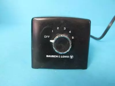 Buy Bausch & Lomb B&l Cat No 31-35-49 Microscope Light Control For 31-33-07/20/69 • 29.99$