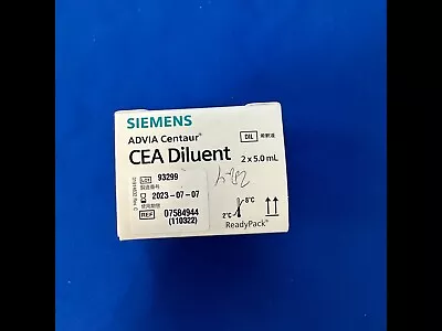 Buy Siemens Centaur (CEA) Carcinoembryonic Antigen Diluent (SMN #: 10309950) • 49$