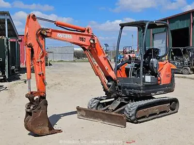 Buy 2018 Kubota KX71-3S Mini Excavator Rubber Tracks Backhoe Aux Diesel Bidadoo • 10,001$