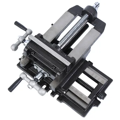 Buy 5  Cross Drill Press Vise Slide Metal Milling 2 Way X-Y Clamp Machine Heavy Duty • 65.92$