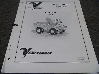 Buy Ventrac 3000 Lawn Tractor Parts & Illustrations Catalog Manual • 178.09$