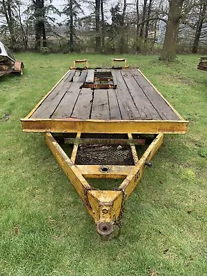 Buy Triple Tandem Axle Equipment Trailer Deck Over  Ramps 8’ Wide 19.5' Dovetail • 2,650$