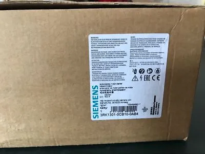 Buy New Original Siemens Motor Starter 3rk1301-0cb10-0ab4 Free Expedited Shipping • 494.44$