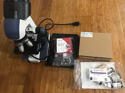 Buy Amscope B120c E1 Microscope W/1.3mp Camera And Accessories • 275$