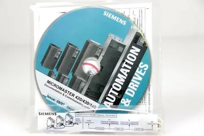 Buy SIEMENS A5E01045378A Micromaster 420/430/440 Documentation Software • 100.25$