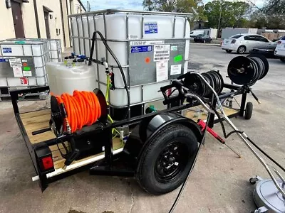 Buy Brand New - Pressure Washer / Soft Wash Trailer -Electric Start  18HP 4200 PSI • 6,900$