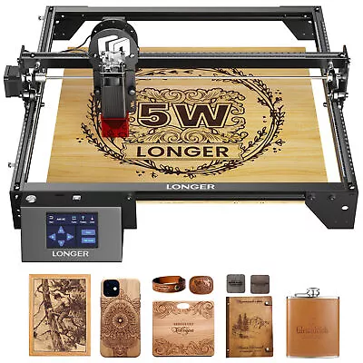 Buy Longer Ray5 5W Laser Engraver, 60W Laser Cutter And High Precision Laser Engrave • 178$