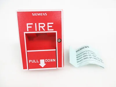 Buy Siemens Hms-s Firefinder Single Action Pull Station 500-033200 - Never Installed • 62.99$