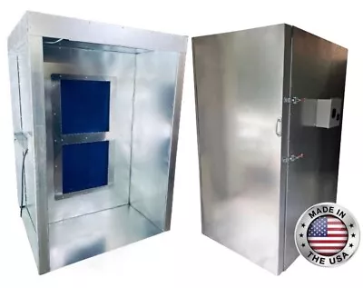 Buy Powder Coating System, 4'x4'x6' Curing Oven & 4'x5'7' Spray Booth Package • 5,750$