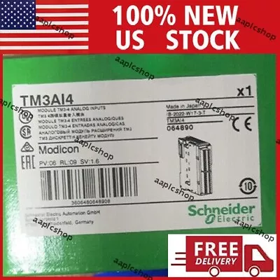 Buy Schneider Electric TM3AI4 Modicon TM3-4 Analog Input Module 1PC Brand New • 190.49$