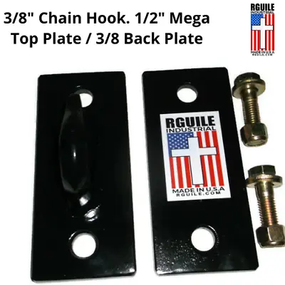 Buy Tractor MEGA Loader 3/8 Grab BUCKET HOOK Hooks 6-3/4x3 Black Bolt On Made USA   • 59.99$