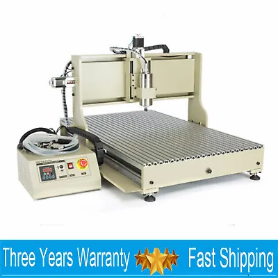 Buy 4 Axis 6090 CNC Router Engraver Woodworking Carving Drill Milling Machine 2200W • 2,184$