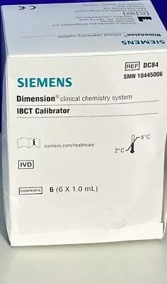 Buy DC84 Siemens Dimension Series (TIBC) Calibrator (6x1mL) [SMN 10445006] • 74$
