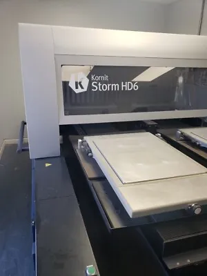 Buy Kornit Storm HD6 2021 Commercial Direct-to-Garment (DTG) Printer • 200,000$