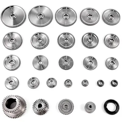 Buy VEVOR 27PCS Metal Lathe Gears, Change Gear For Mini Lathes And Milling Machines • 61.99$
