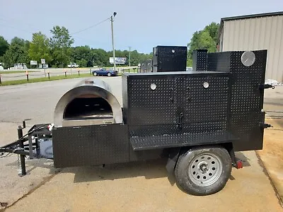 Buy Mobile Pizza Oven BBQ Sink Trailer You Order Oven Sink Set Food Truck Catering  • 13,999$
