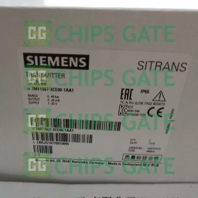 Buy 1PCS Siemens Pressure Gauge 7MF1567-3CE00-1AA1 Range 0-40 Bar • 197.80$