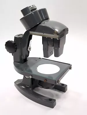 Buy Vintage Bausch & Lomb Stereo Microscope, 3 Sliding Objectives, Mirror - READ • 65$