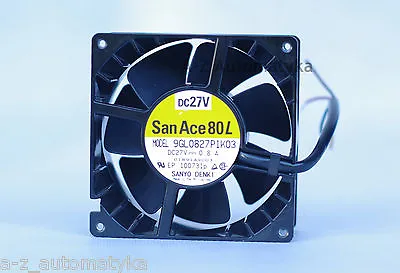 Buy SANYO DENKI SanAce 80L 9GL0827P1K03 DC27V 0.8A High Air Flow Aluminium Fan • 49$