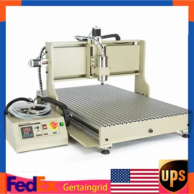 Buy USB 1.5KW 4 Axis 6090 CNC Router Milling Engraving Engraver Cutting Equipment • 1,852.50$