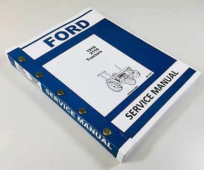 Buy Ford 1910 2110 Compact Tractors Service Repair Shop Manual New Print Technical • 59.96$