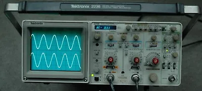 Buy Tektronix 2236 100MHz Oscilloscope W/counter/timer/DMM, Calibrated, Two Probes • 345$