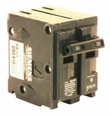 Buy (NEW) SIEMENS E82615 30A 30 Amp 30 A 2P Issue No. L-5538 Circuit Breaker  • 15$