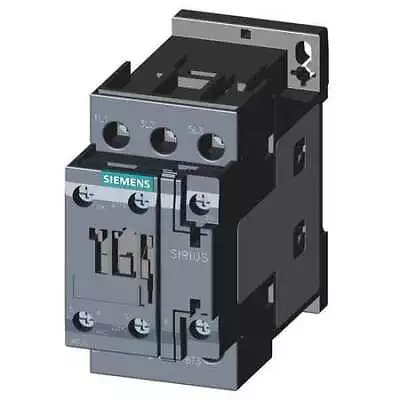 Buy Siemens 3Rt20281ak60 Iec Magnetic Contactor, 3 Poles, 110/120 V Ac, 38 A, • 211.99$