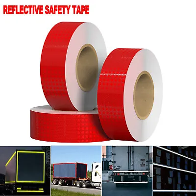Buy 2”x 148ft Reflective Safety Tape Car Truck Warning Conspicuity Tape Sign Trailer • 19.95$
