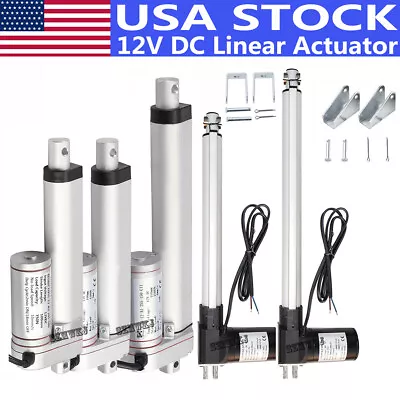 Buy US Heavy Duty Electric 50-450mm DC12V Linear Actuator Motor For RV Auto Car Lift • 34.99$