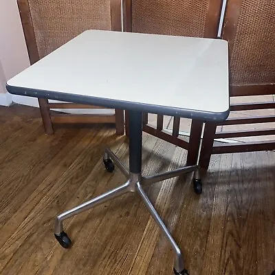 Buy MCM Herman Miller / Eames  Aluminum Classic Office Table 20” Square • 235.95$