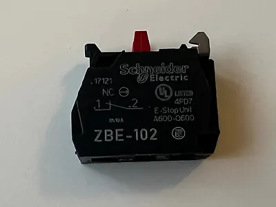 Buy SCHNEIDER ELECTRIC ZBE102 Single Contact Block, Screw Terminal • 3.99$