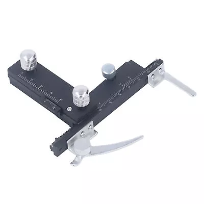 Buy Microscope Movable Caliper Ruler Accessory Mechanical X‑Y Movable Stage W/ Scale • 13$